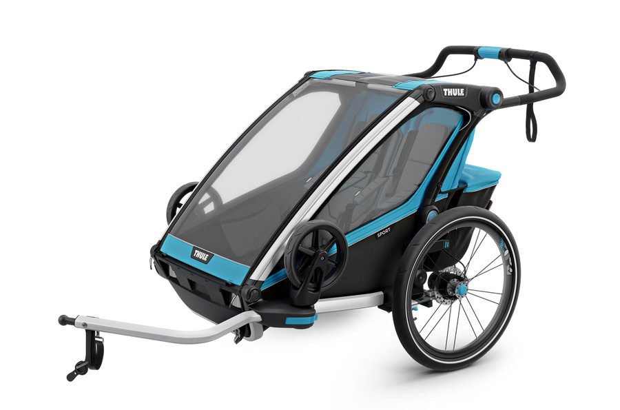 Thule Chariot Sport 2 blau Anhänger
